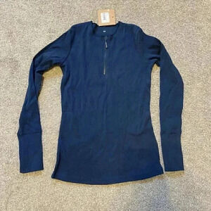 Point Colorblock Zipper Top